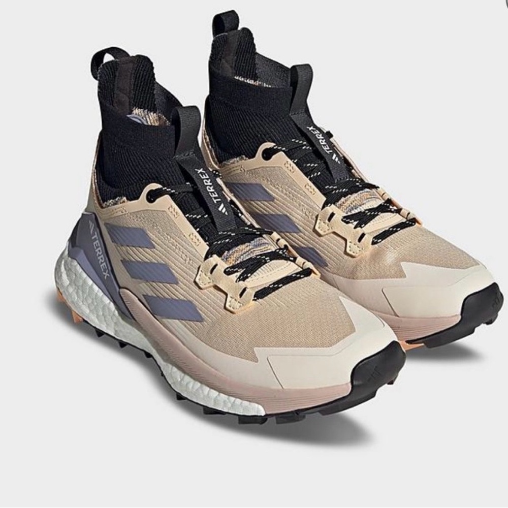 Women's adidas TERREX Free Hiker 2.0 Hiking Shoes - US 8.5 / acid orange /